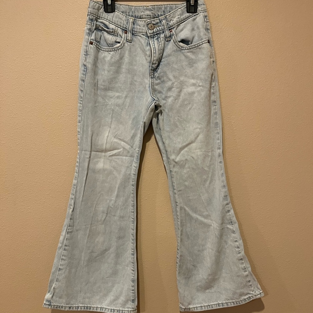 Stylish Light Blue Flare Kids Jeans